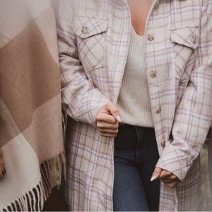 Beautiful Elles boutique collaboration with Gentle Fawn shacket